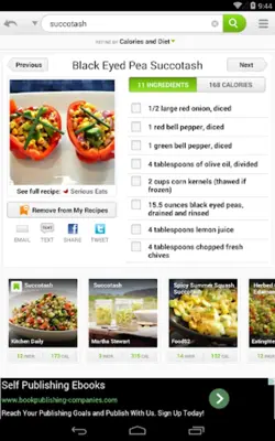 Recipes & Nutrition android App screenshot 2