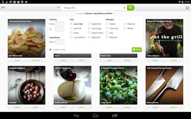 Recipes & Nutrition android App screenshot 5